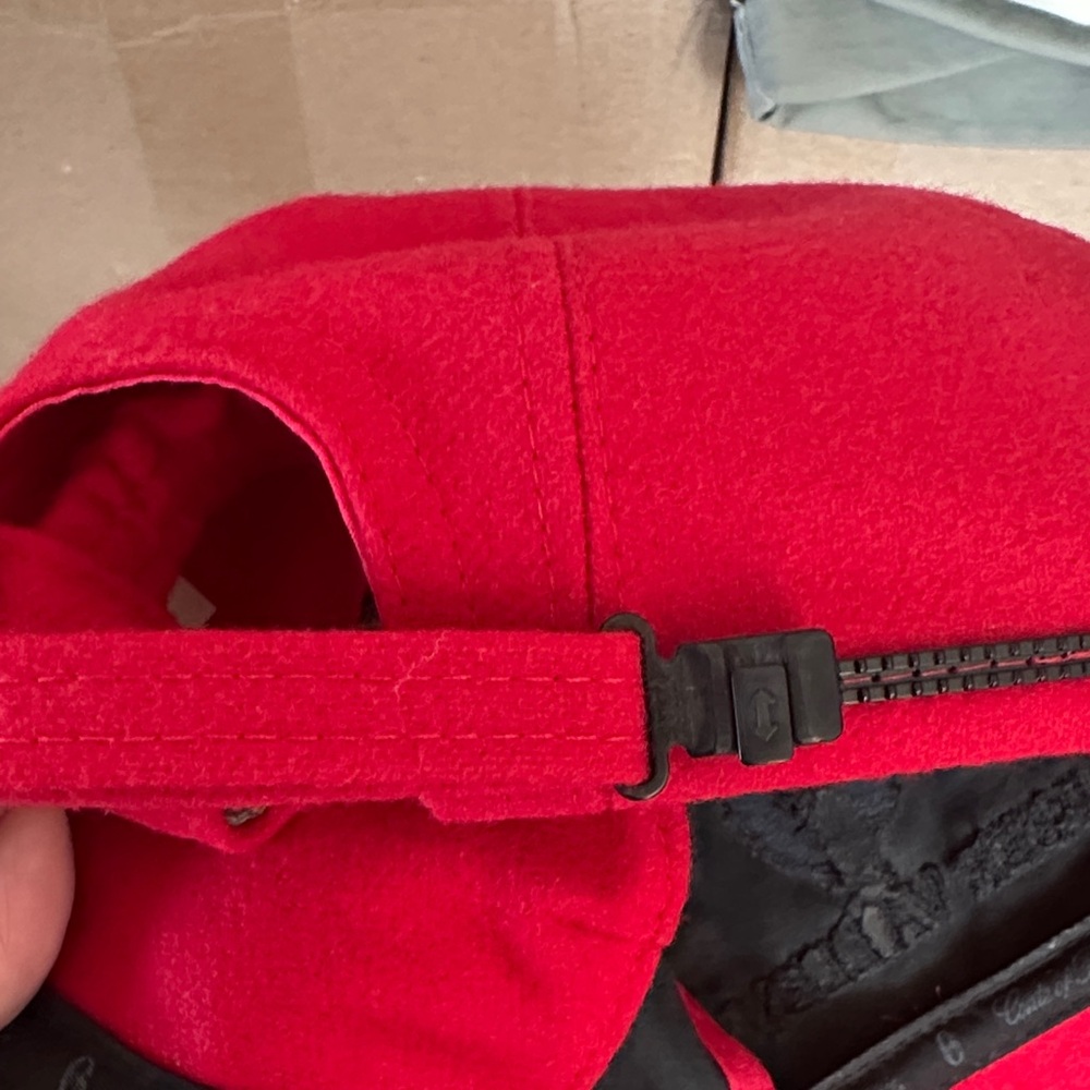 Red Baseball Cap - Picture 3 of 5